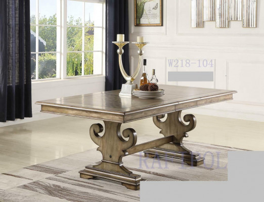 Iessdësch Design Dëscher Dëscher Holz Iesszëmmer Wunnzëmmertisch Holz Miwwelen 100x200