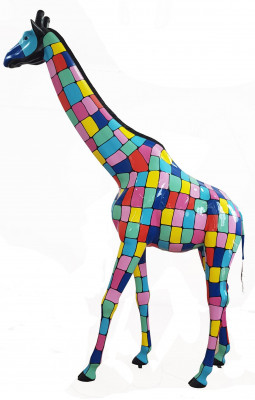 Desig Figuren Modern Dekoratiounen Gaart Giraff Statu Skulptur Skulpturen