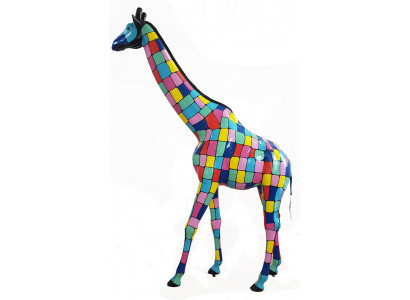 Desig Figuren Modern Dekoratiounen Gaart Giraff Statu Skulptur Skulpturen