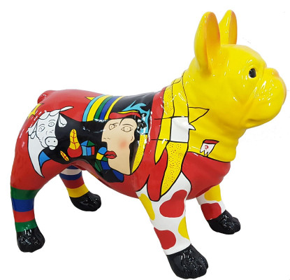 Designer Figur Statue Modern Figuren Dekoratioun Hond Gaart Skulptur Skulpturen