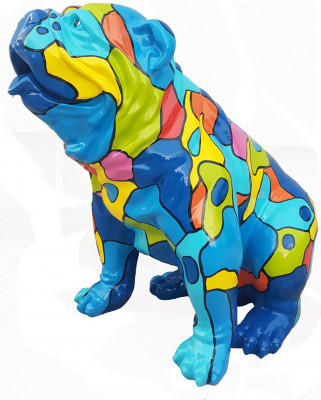 Designer Figur Statue Modern Figuren Hond Dekoratioun Gaart Skulptur Skulpturen