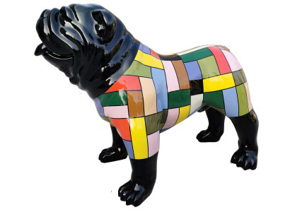 Hond Design Figuren Skulpturen Modern Bulldogge Skulptur Deko Neie Skulpturen