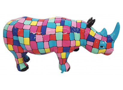 Designer Abstrakt Figur Modern Figuren Dekoratioun Nashorn Gaart Skulpturen