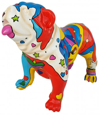 Designer Statu Figur Modern Hond Figuren Dekoratioun Gaart Skulptur Skulpturen