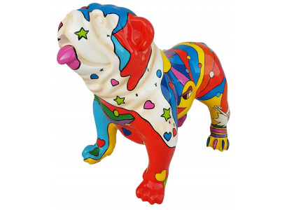Designer Statu Figur Modern Hond Figuren Dekoratioun Gaart Skulptur Skulpturen