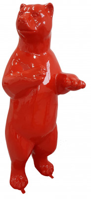 Designerfigur Statue Modern Figuren Dekoratioun Bär Gaart Skulptur Skulpturen