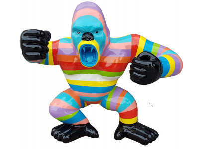 Abstrakt Figur Statue Gaartfiguren Gorilla Dekoratioun Statuen Skulpturen Nei