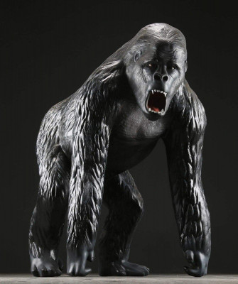 Designer Figur Statue Modern Figuren Statuen Dekoratioun Deko Gorilla Gaart Nei