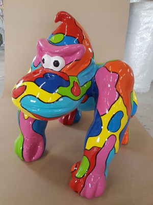 Abstrakt Figur Statu Gaartfiguren Dekoratioun Statuen Skulpturen Gorilla Nei