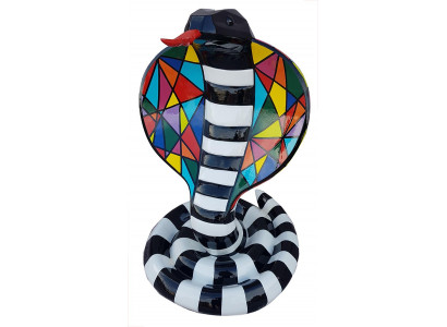 Designer Abstrakt Modern Figur Schlaang Kobra Dekor Gaart Skulpturen Schlaang