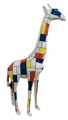 Designer Figuren Modern Dekoratiounen Gaart Giraff Statu Skulptur Skulpturen