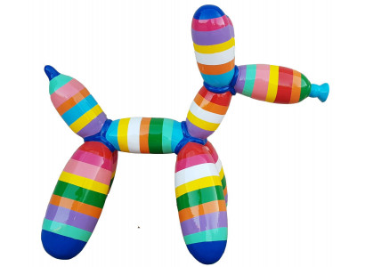 Design Figuren Fraen Skulpturen Modern Abstrakt Skulptur Opblosbaren Hond
