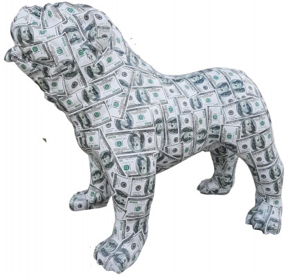Designer Figur Statue Modern Figuren Dekoratioun Hond Gaart Skulptur Skulpturen