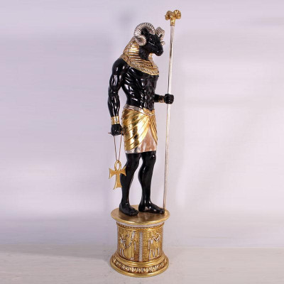 Designerfigur Modern Figuren Dekoratioun Egypteschen Gott Khnum Skulpturen Nei