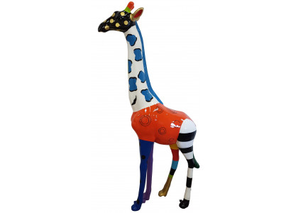 Designer Figuren Modern Dekoratiounen Gaart Giraffestatu Skulptur Skulpturen