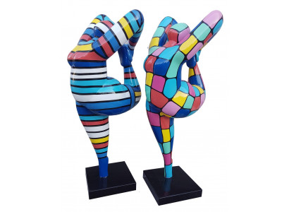 Designer Abstrakt Figuren Modern Dekoratiounen Figuren Fra Skulptur Skulpturen
