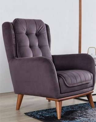 Chesterfield Still Relax Club Sofa Einsëtzer Couch Polster Miwwelen Braun