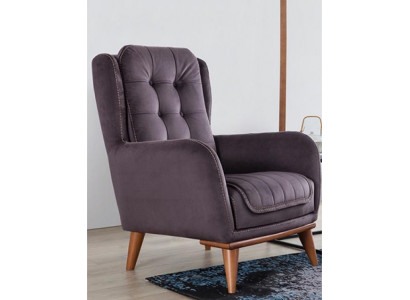 Chesterfield Still Relax Club Sofa Einsëtzer Couch Polster Miwwelen Braun