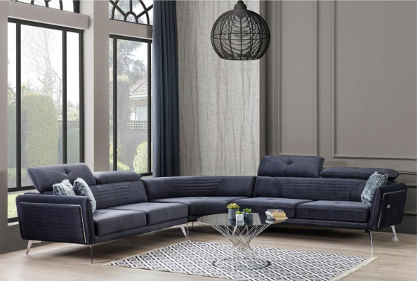 Eckcouch Canapé Sofa Polster Miwwelen Canapéë Sofen Weiche Dräisëtzer 343x343