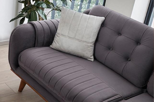 Dreiplazeg Sofa Couch Polstermiwwele Multifunktioun Couchen Sofas 216cm