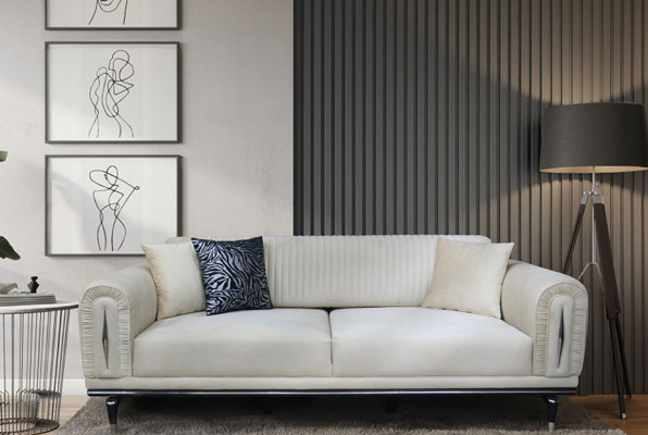 Sofa Canapé 3+3 Sëtz Sofagarnitur Couches Polster Miwwelen Sofas Set Grupp