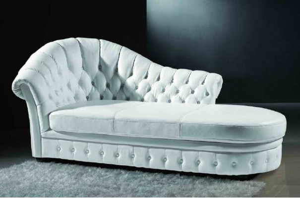 Chesterfield Chaiselounge Leis Chaise Wunnzëmmer Canapé Sofa Lounge
