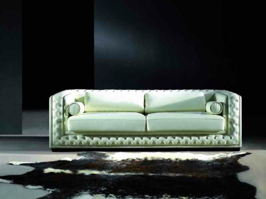 Chesterfield Ledersofa Sofa 3 Sëtzer Sofas Couchen Chesterfield Lieder