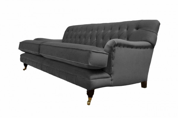 Designer Canapé 3-Sëtzer Modern Couch Polster Gro Sofas Designcanapé