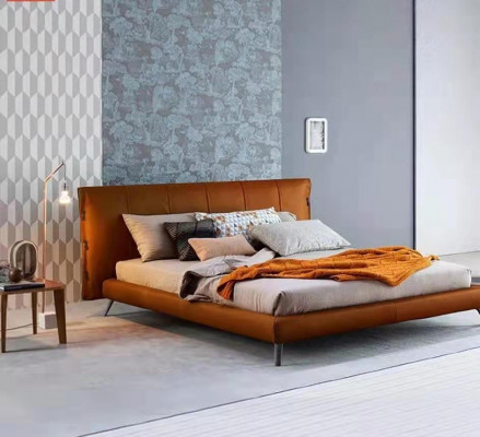 Këssen Duebel Better Metall Design Luxus Bett Schlofkummer Italienesch