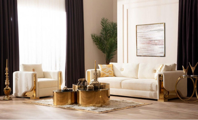 Dreschplaz Couch Polster Design Sofa Modern 3er Sëtz Sofas Wunnzëmmer Miwwelen Neia