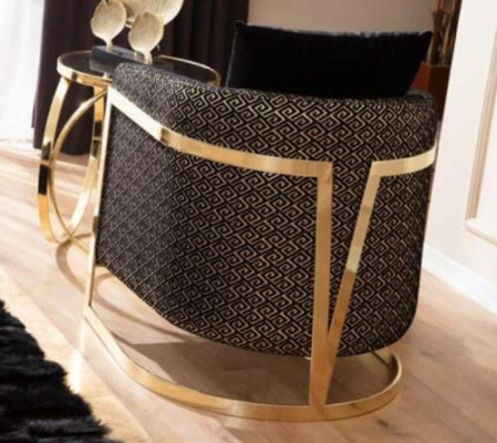 Sofa 3 Sëtzeren Textil Sofas Couch Polster Miwwelen Luxus Moderner Dräisëtzer Nei