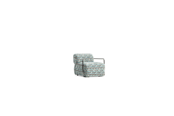 Fotell Miwwelen Wunnzëmmer Luxus Polsterfotell Relax Club Design 98x74x71