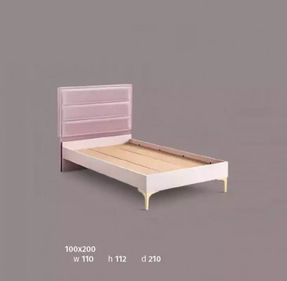 Kannapeck Schlofkummer Design Luxus rosa Miwwelen Holz Jugendzëmmer