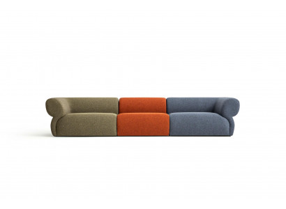 Canapé 5 Sëtzer Wunnzëmmer Polstercanapé Modern Stil Canapéen Couch Nei