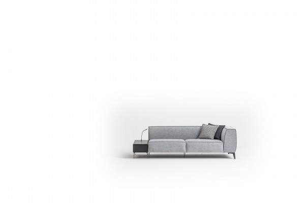 3-Sitzer Couch am modernen Stil, Luxussëtzsofa fir d'Wunnzëmmer, Luxus Stoff.