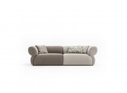 Sofa Luxus 3-Sëtzer Gräis Polstersofa Wunnzëmmer Dräisëtzer Couchen 250cm