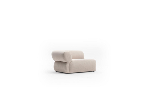 Canapé Canapé Polstermöbel Dräisiichter 3 Sëtzer Modernen Design Canapé Beige