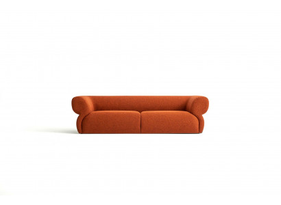 Modern Sofa 3 Sëtzer Luxus Miwwelen Wunnzëmmer 250cm Design Polstersofa Neid.