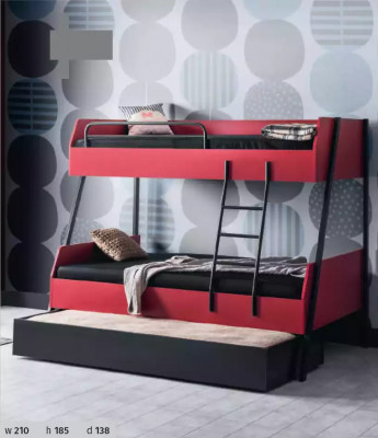Jugendbett Kannerbett Kanner Design Moderne Bett Kannerzëmmer Holz Better