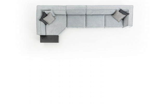 Eckgarnitur Canapé Sofa Gro Stoff Couchen Miwwel 430x165 Canapéen Canapéen
