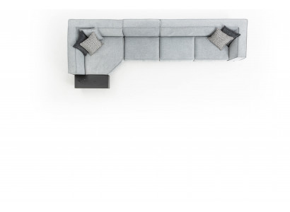 Eckgarnitur Canapé Sofa Gro Stoff Couchen Miwwel 430x165 Canapéen Canapéen