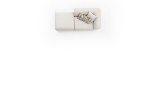 Textil Canapé 3 Plazen Wunnzëmmer Luxus Miwwelen Design Couch Beige 215cm