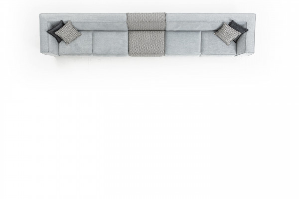 grouss Sofa Canapé 8 Sëtz Italienesch XXL Canapéen Sofaen Miwwelen Textil
