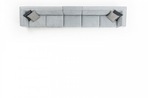 Italienesch Miwwelen grouss Sofa Canapé 8 Sëtzer Italienesch XXL Canapéen Sofae Textil