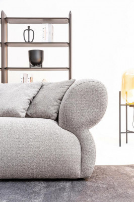 Italienesch Miwwelen grouss Sofa Canapé 6 Sëtzer Italienesch XXL Canapéë Sofas Textil