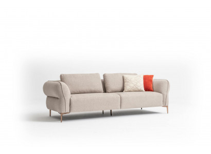 Sofa Beige Wunnzëmmer Sofaen Couch Design Modernen Stil Couchen