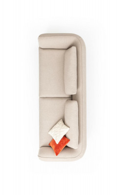 Sofa Beige Wunnzëmmer Sofaen Couch Design Modernen Stil Couchen