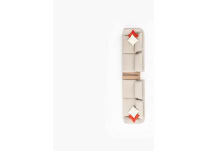 Sofaen grouss Sofa Couch 6 Sëtz Italienesch xxl Couchen Miwwelen Textil