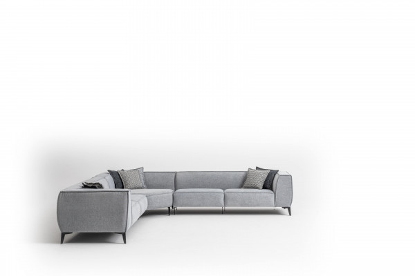 Ecksofa Polstersofa Wunnzëmmersofa Couch L-Form Modern Design Nei