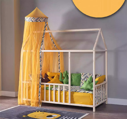 Niddreg Bett Himmelbett Schlofkummer Himmelbetter Kannerzëmmer